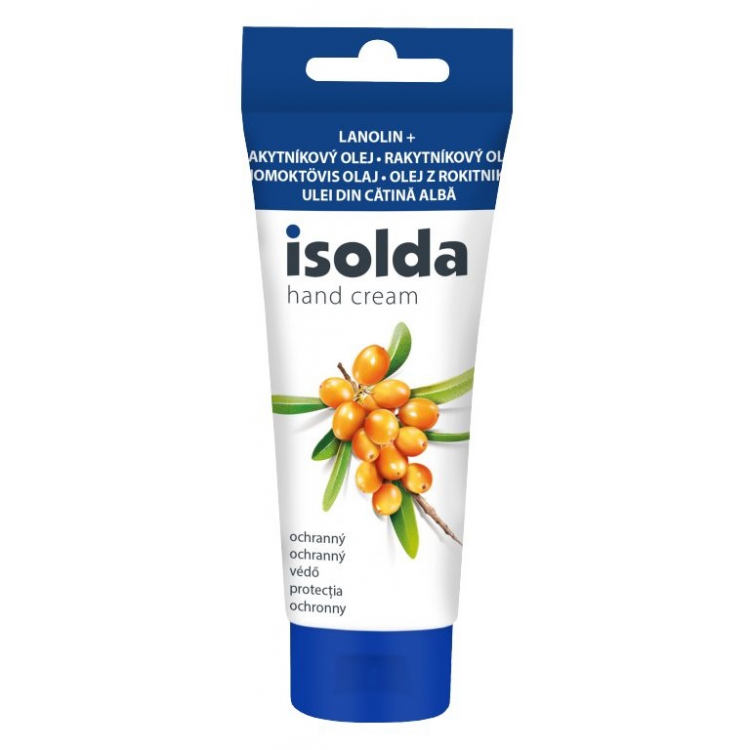 ISOLDA ochranný krém na ruky Lanolín s rakytníkovým olejom 100 ml